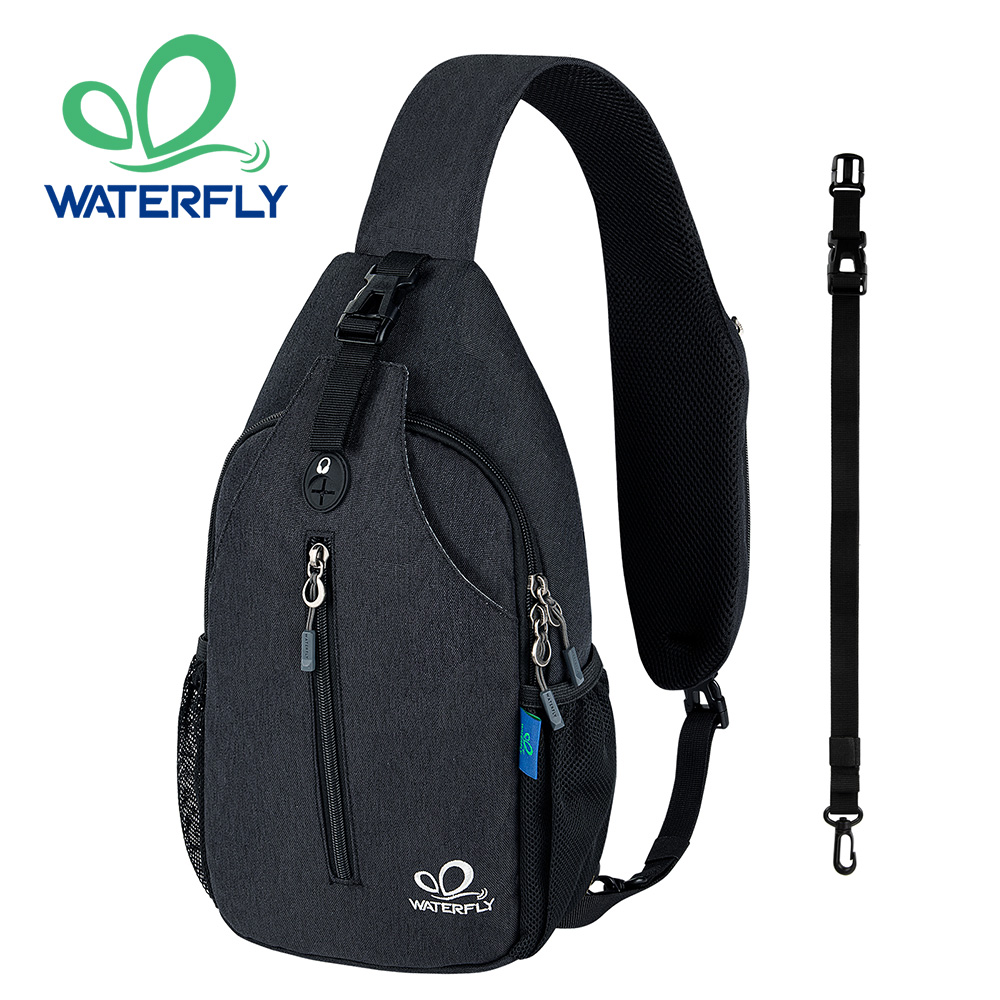 Women Bags With Laptop Compartment - WATERFLY Crossbody Sling Bag Chest Bag