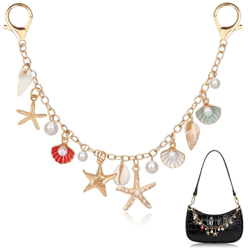 Women Bags And Purses - Bag Charms for Handbags Golden Keychain