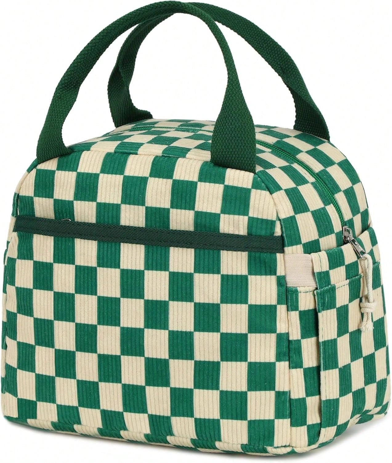 Women Bags For Work - Cute Corduroy Lunch Tote Bags Reusable