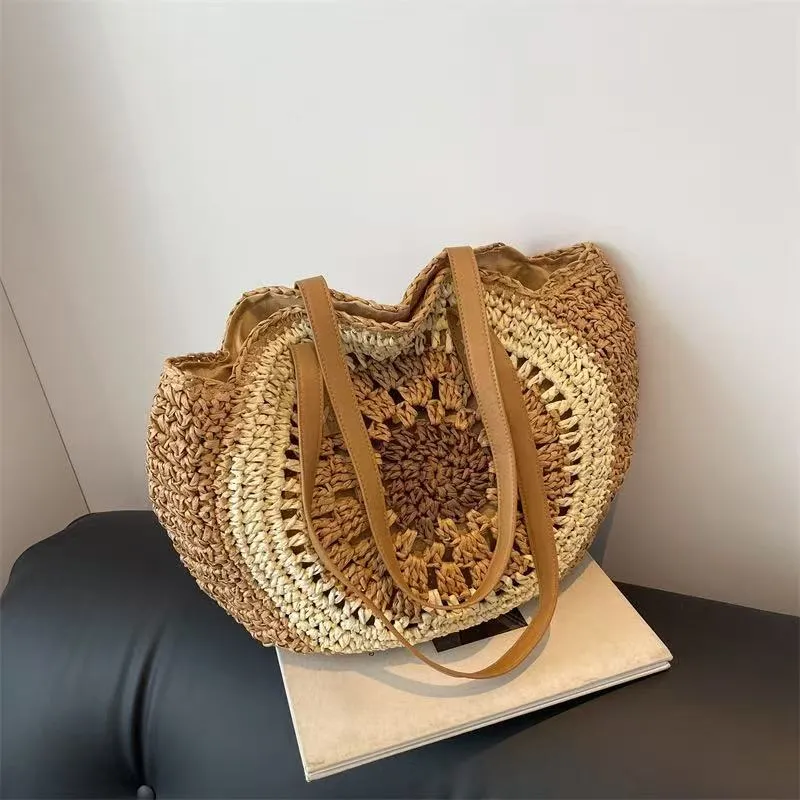 Straw Beach Tote Bag Handwoven - Women Bags Large review and price