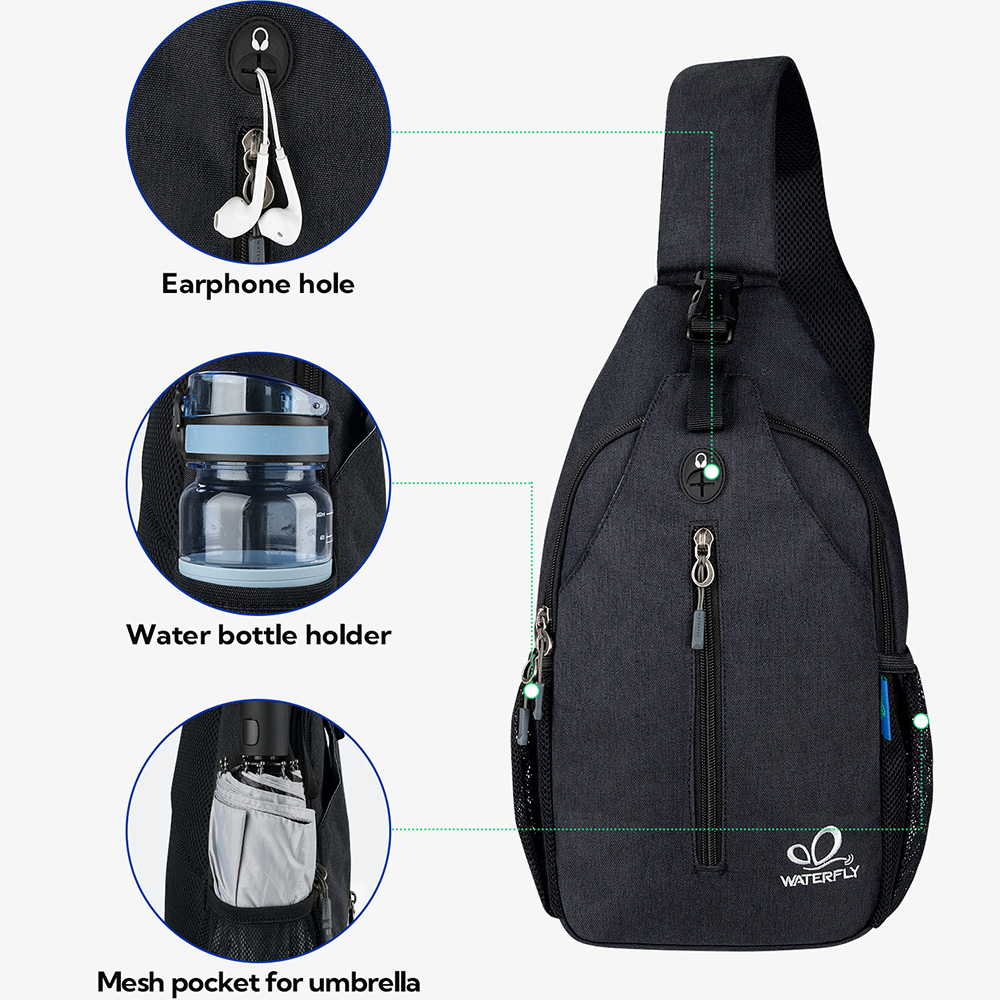 WATERFLY Crossbody Sling Bag C - Women Bags With Laptop Compartment review and price