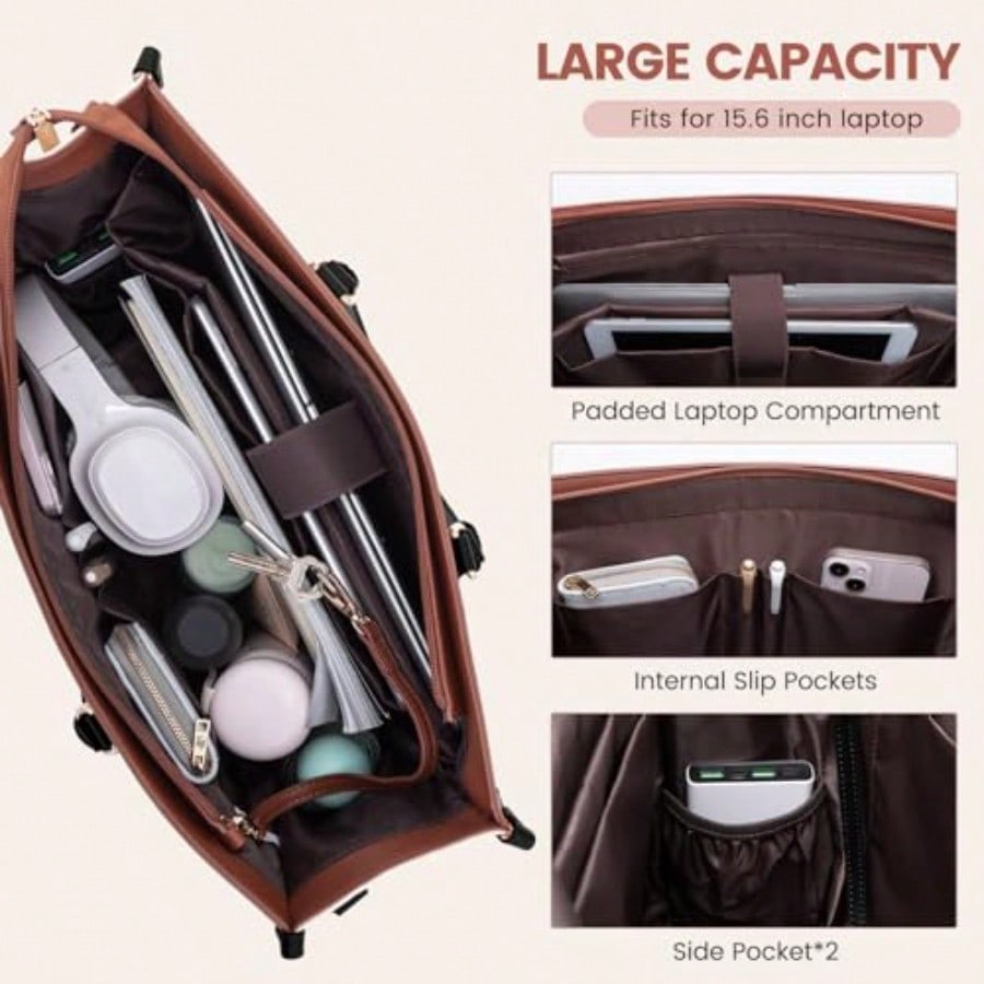 Laptop Bag For Women 15.6 Lnch - Women Bags For Work review and price