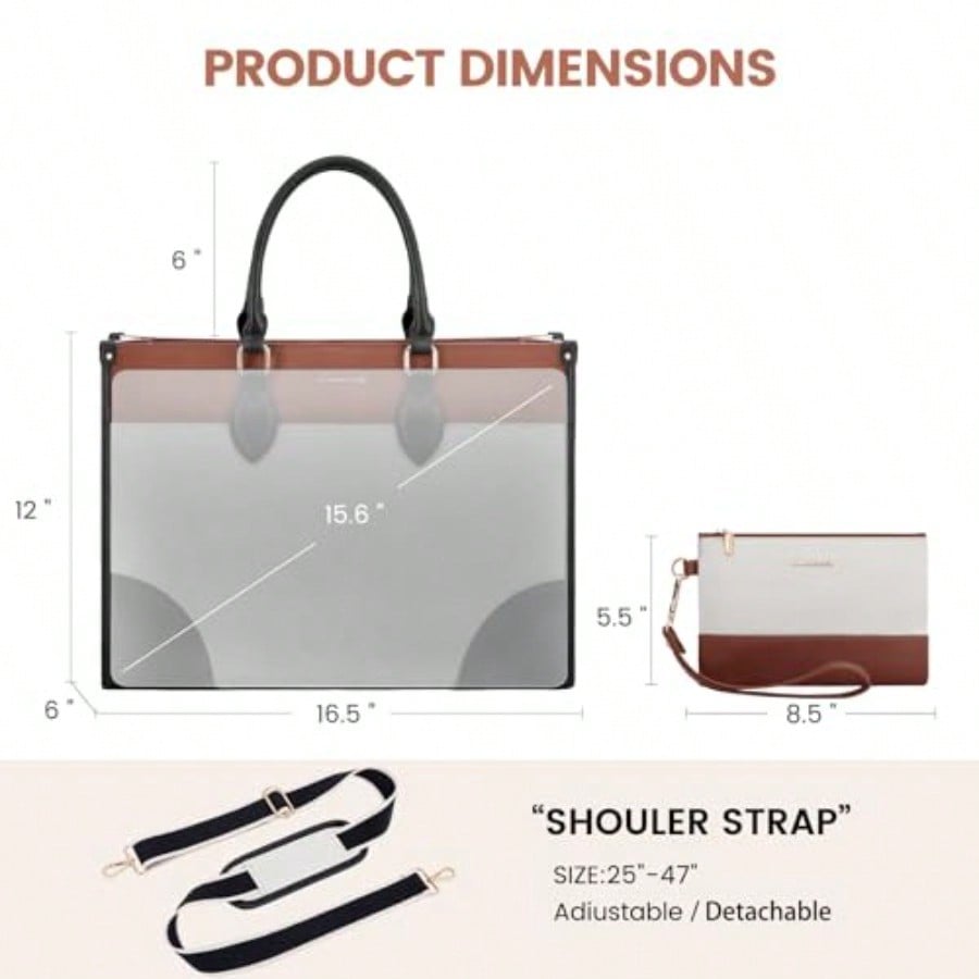Laptop Bag For Women 15.6 Lnch - Women Bags For Work review and price