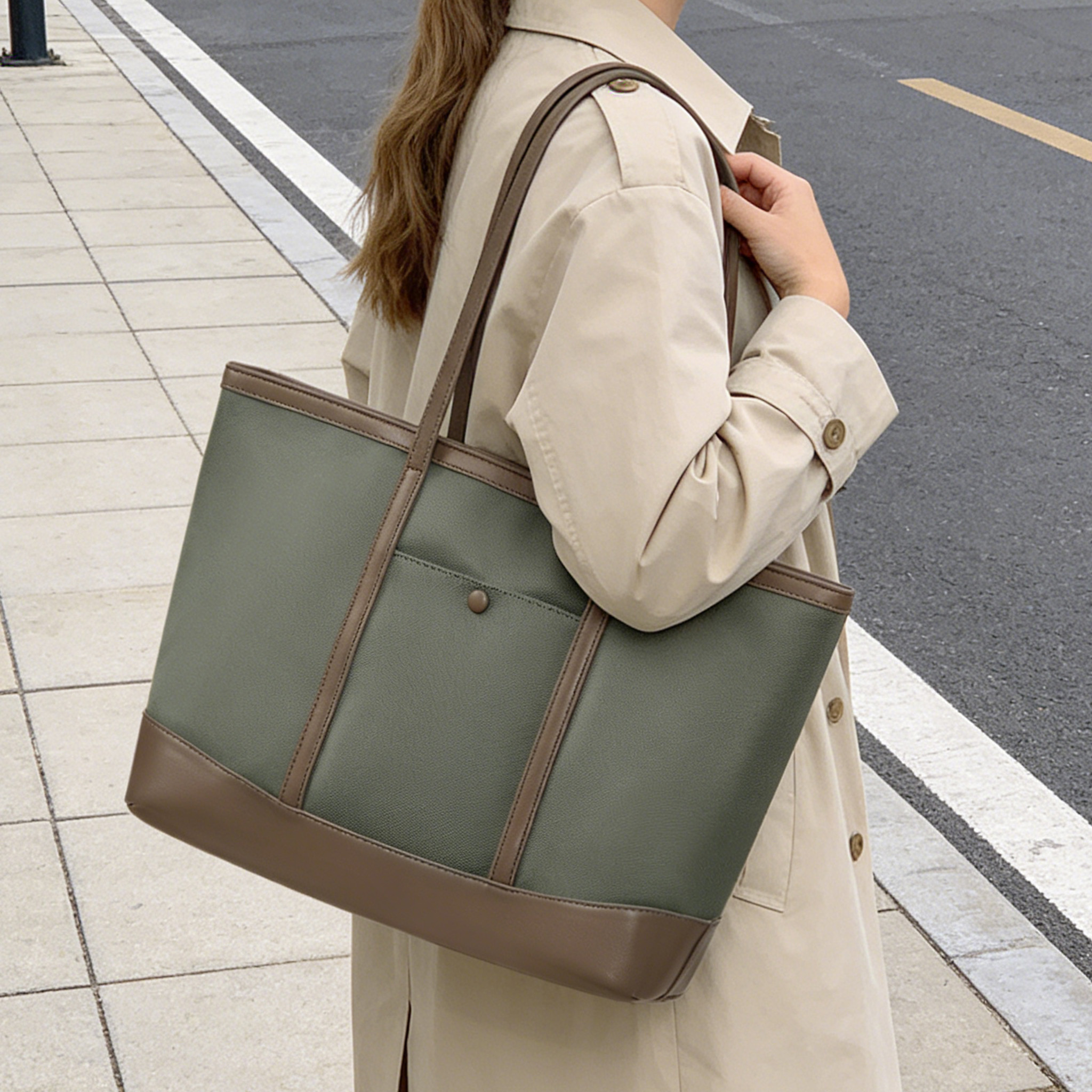 Women Large Shoulder Bag, Zipp - Women Bags With Laptop Compartment review and price