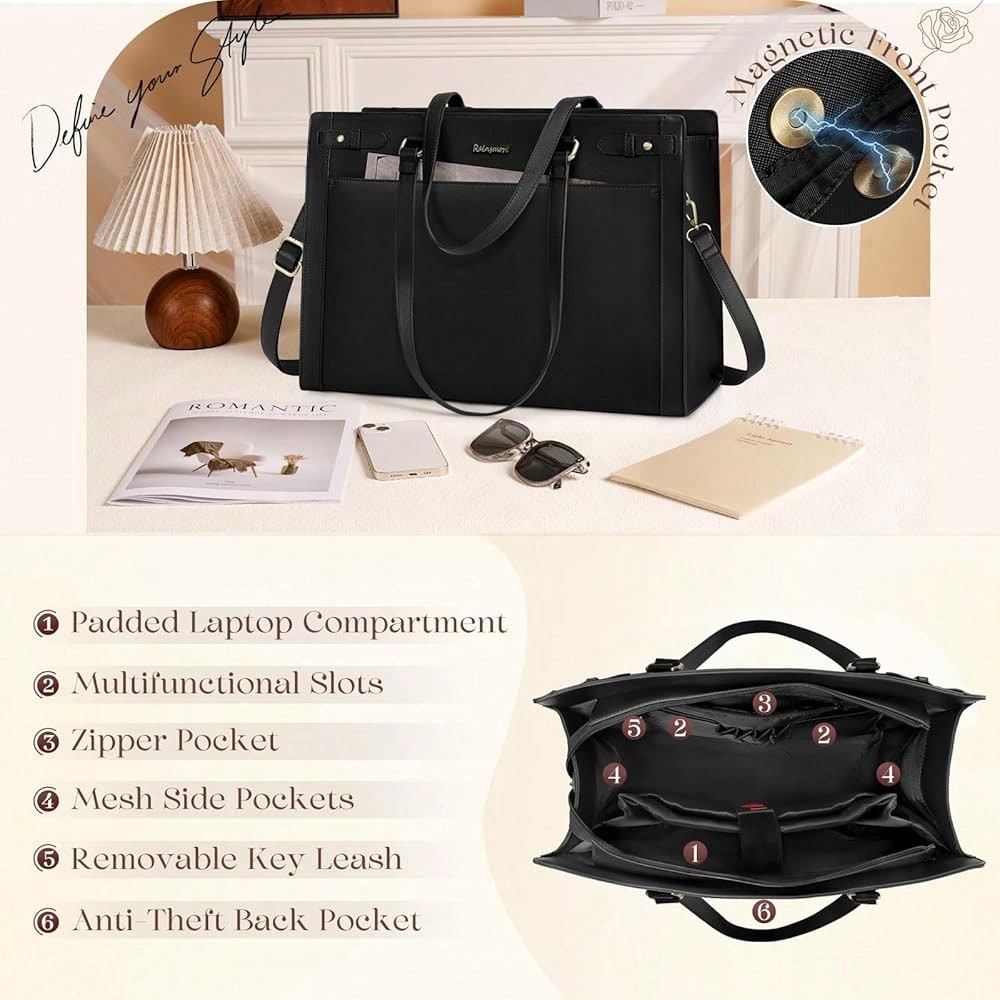 Laptop Bag For Women 15.6 Inch - Women Bags For Work review and price