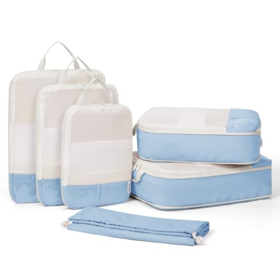6 Set Compression Packing Cube - Women Bags For Travel review and price