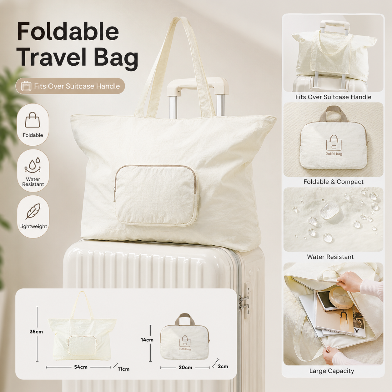 Foldable Travel Bag Luggage Sl - Women Bags For Airport review and price