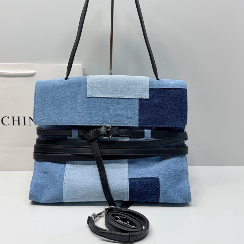 Color Block Denim Handbag Cros - Women Bags And Purses review and price