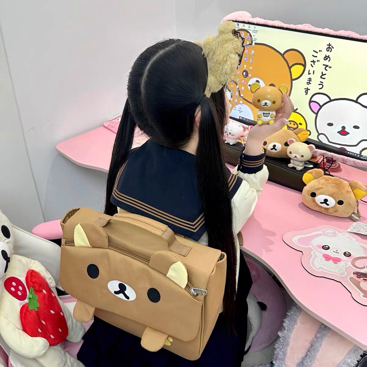 Cartoon Bear Backpack Japanese - Women'S Japanese Bags review and price