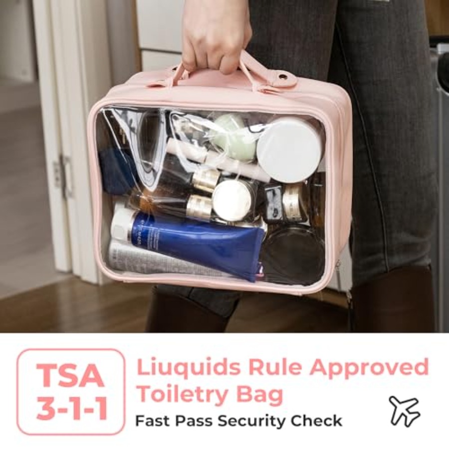 TSA Approved Toiletry Bag, Cle - Women Bags For Travel review and price