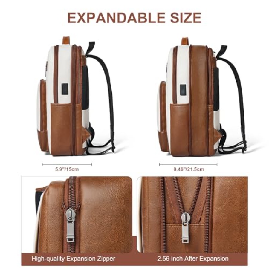Leather Laptop Backpack for Wo - Women Bags For Travel review and price