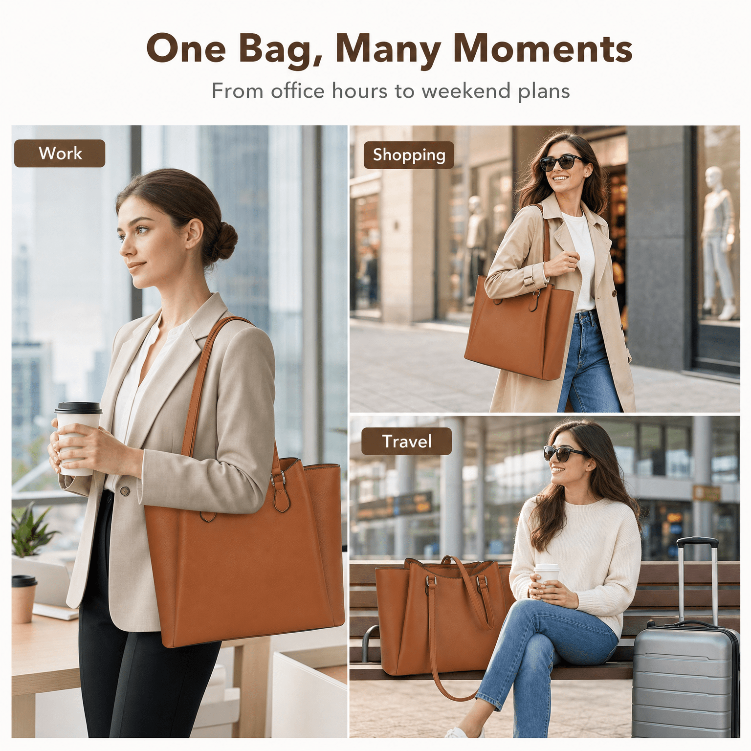 Tote Bag for Women, Large PU L - Women Bags For Work review and price