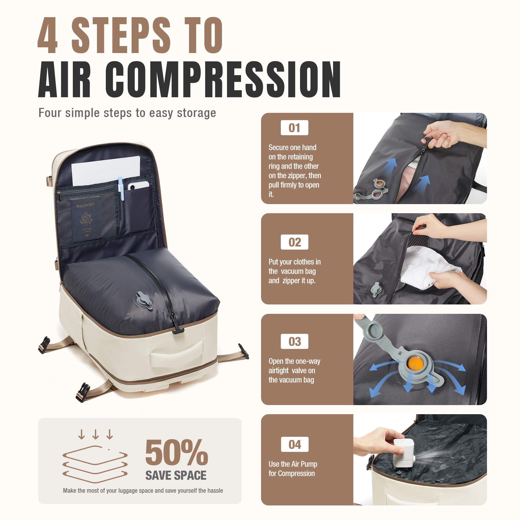 Vacuum Backpack Backpack Hand  - Women Bags For Work review and price