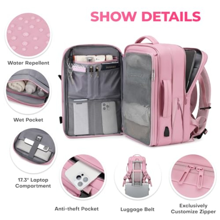 Travel Backpack for Women Expa - Women Bags With Laptop Compartment review and price