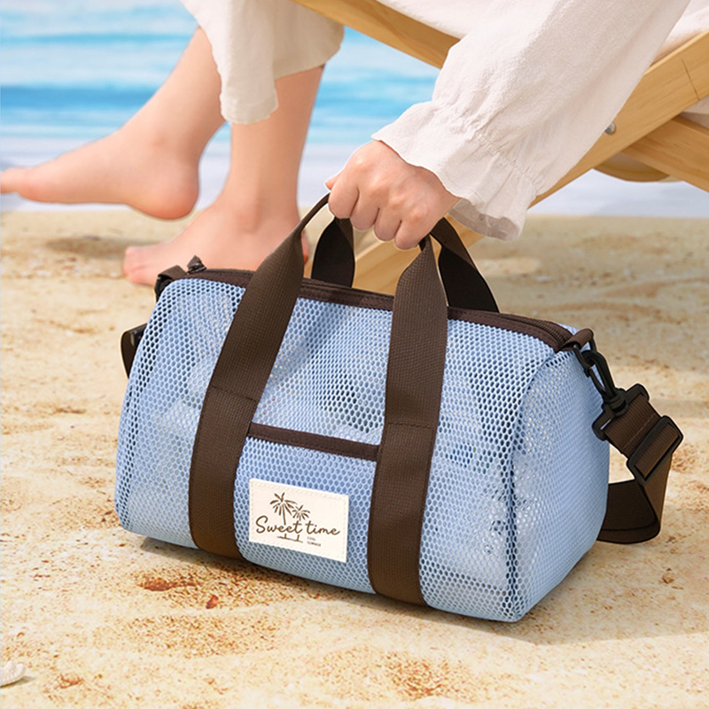 See Through Mesh Beach Bag Qui - Women Bags And Purses review and price