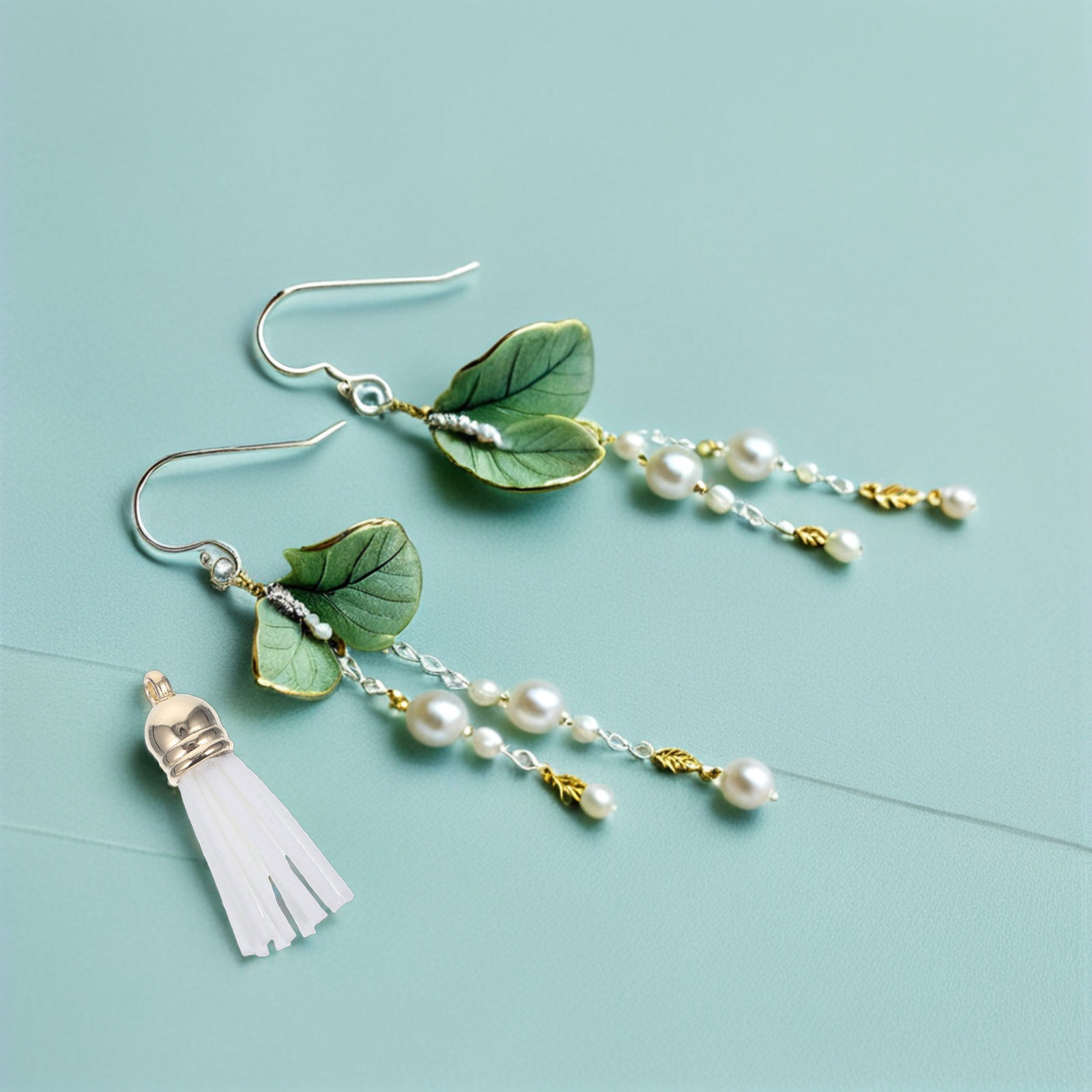 50Pcs White Fake Tassels Charm - Women Bags And Purses review and price