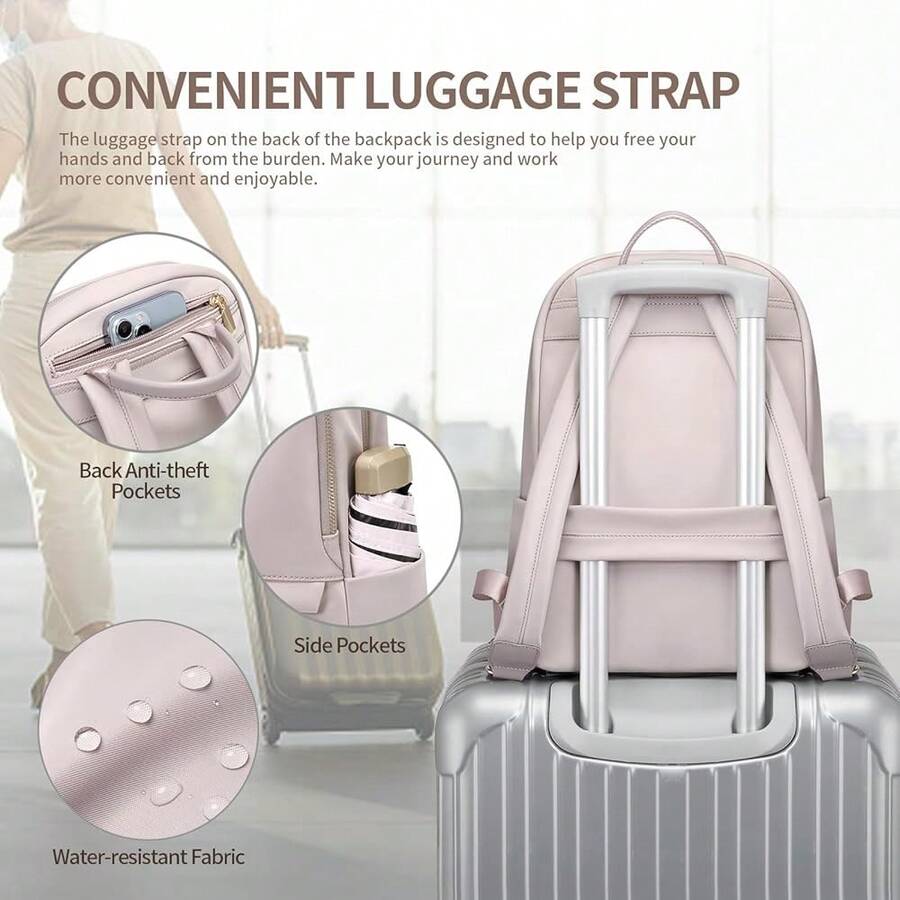 Slim Laptop Backpack For Women - Women Bags For Work review and price
