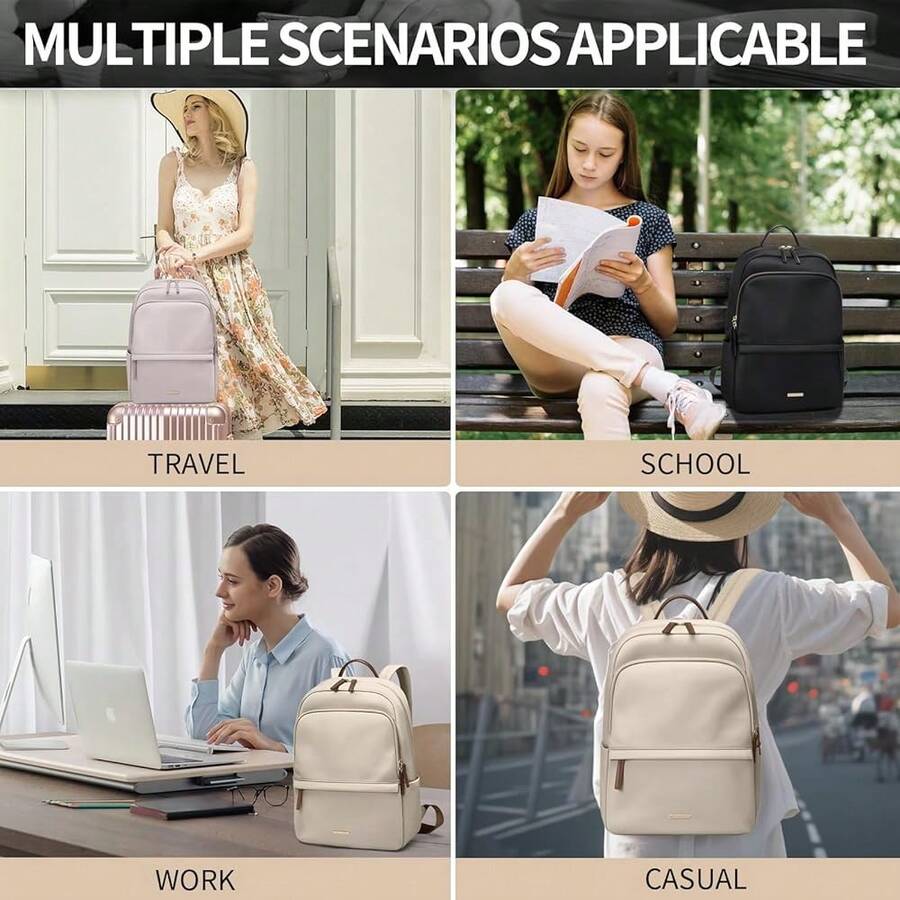 Slim Laptop Backpack For Women - Women Bags For Work review and price