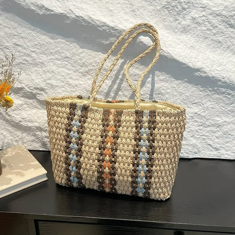 Straw Tote Bag Women One-Shoul - Women Bags Large review and price