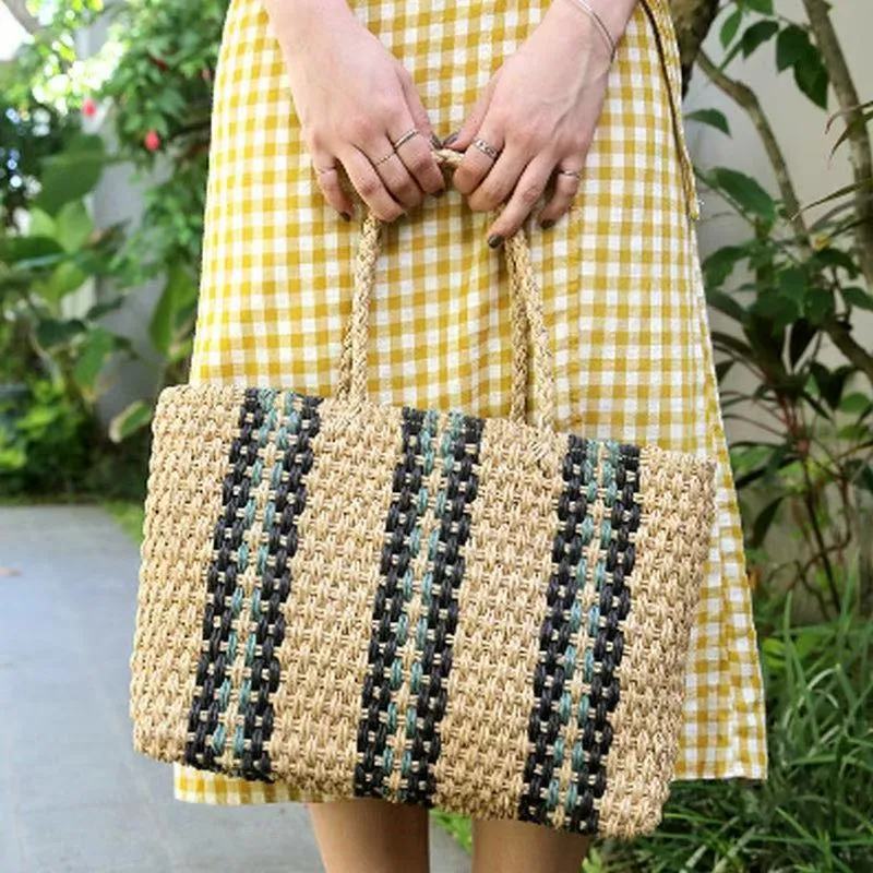 Straw Tote Bag Women One-Shoul - Women Bags Large review and price