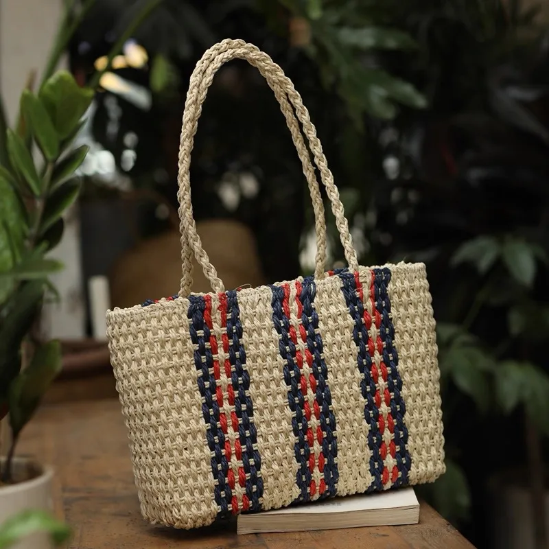 Straw Tote Bag Women One-Shoul - Women Bags Large review and price