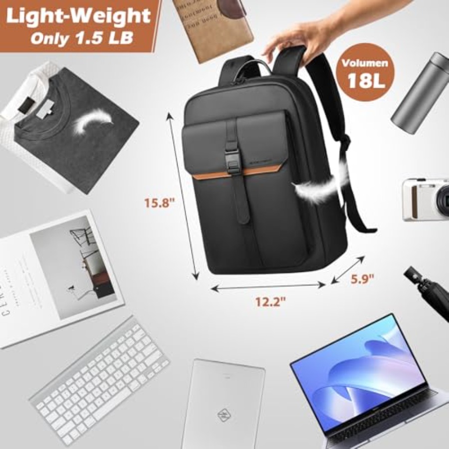 Slim Laptop Backpack for Men W - Women Bags For Work review and price