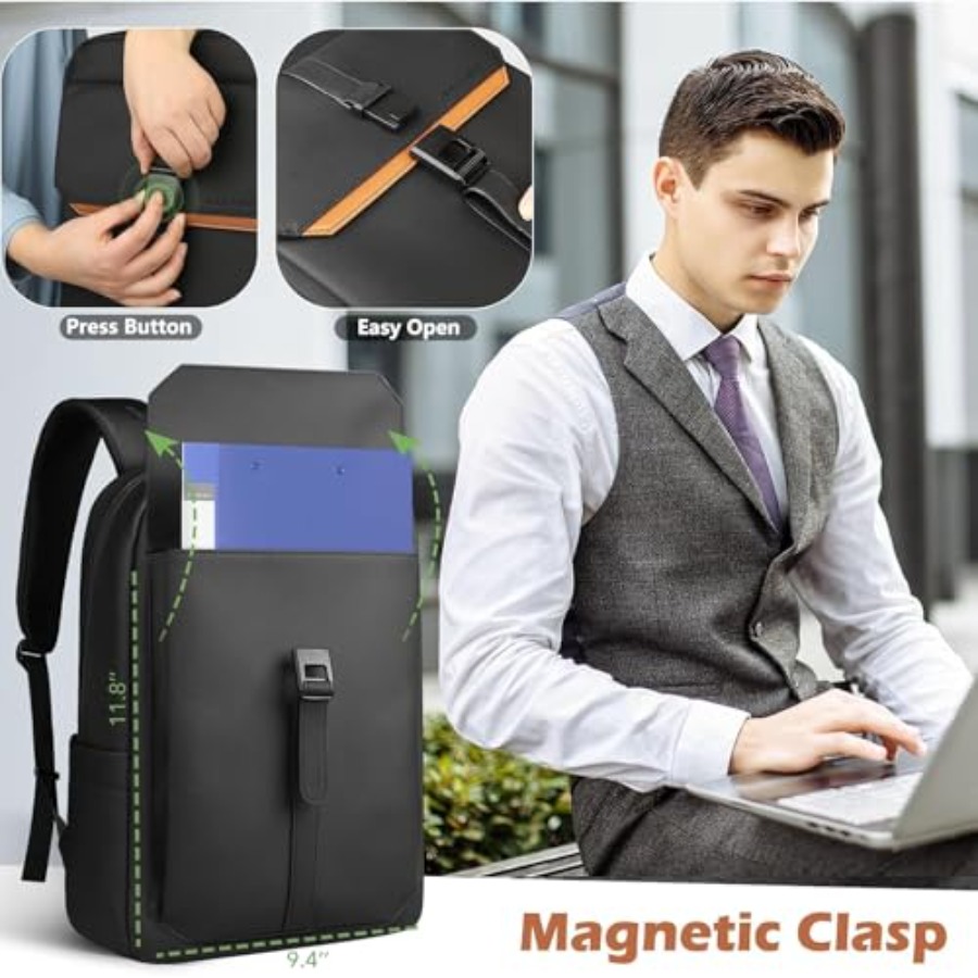 Slim Laptop Backpack for Men W - Women Bags For Work review and price