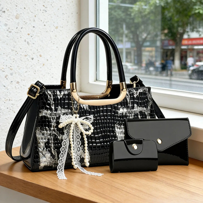 Women's Handbag Set, Crocodile - Women Bags For Gift review and price