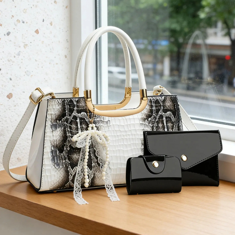Women's Handbag Set, Crocodile - Women Bags For Gift review and price