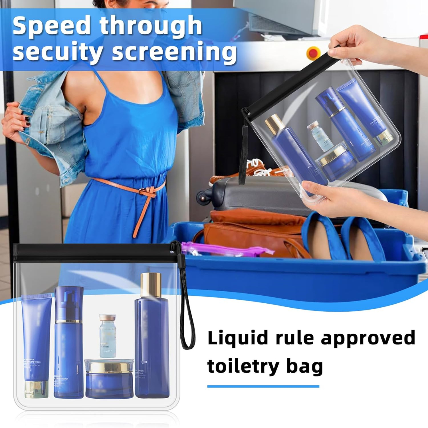 1pc Luggage Transparent Travel - Women Bags For Airport review and price