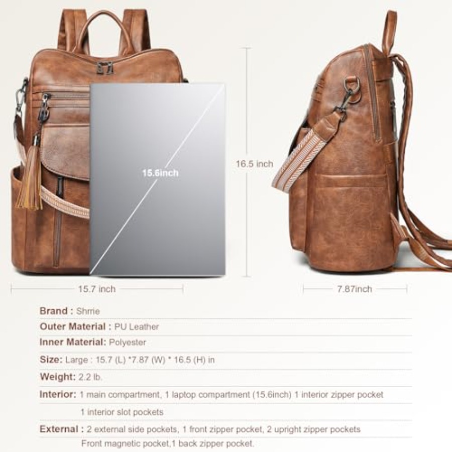 Laptop Backpack for Women 15.6 - Women Bags For Travel review and price