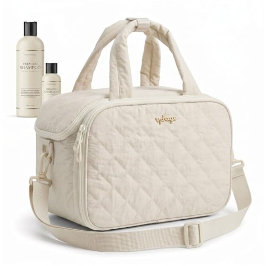 Large Quilted Toiletry Bag for - Women Bags Large review and price