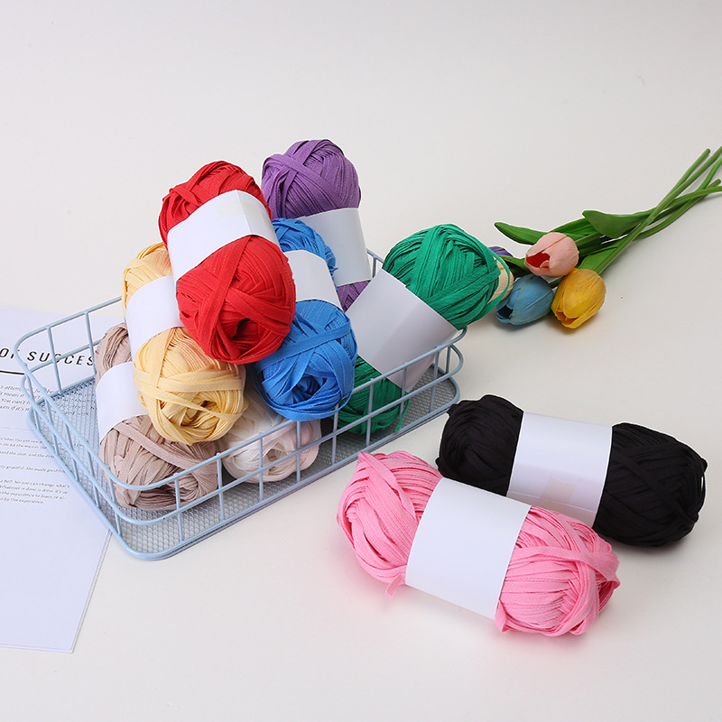 Flat Ribbon Yarn for Crochet - - Crochet Market Bag review and price